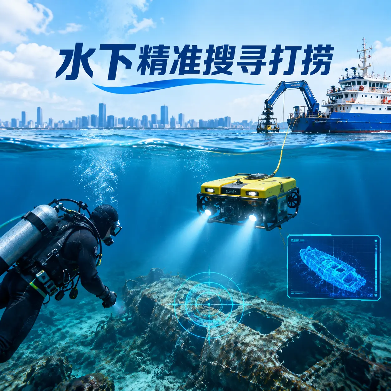 抚宁水下精准搜寻打捞